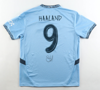 Erling Haaland Signed Puma Manchester City Authentic Jersey (Beckett) at PristineAuction.com