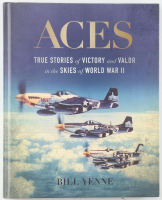 "Aces: True Stories Of Victory & Valor" Hardcover Book Signed By (5) with Gunther Rall, Johnnie Johnson, Saburo Sakai, David McCampbell (JSA) at PristineAuction.com