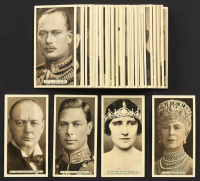 1937 Ardath Empire Personalities Complete Set of (50) Cigarette Cards with Winston Churchill #11, King George #1, Queen Elizabeth #2, Queen Mary #3 at PristineAuction.com