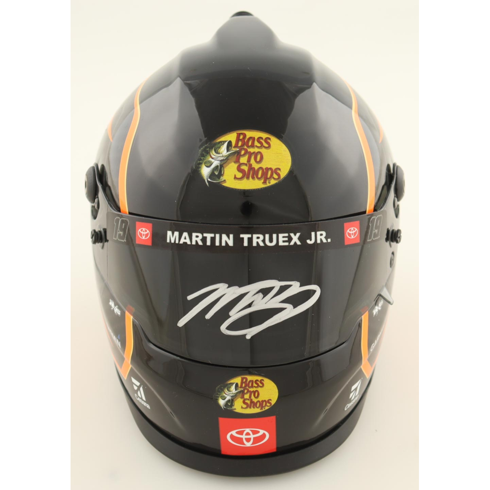 Martin Truex Jr. Signed NASCAR Bass Pro Shops Mini Helmet (PA) at PristineAuction.com