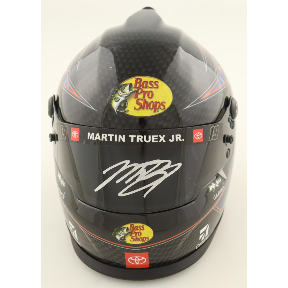 Martin Truex Jr. Signed NASCAR Bass Pro Shops Mini Helmet (PA) at PristineAuction.com