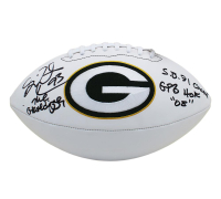 Gilbert Brown Signed Packers Logo Football Inscribed "The Gravedigger", "SB 31 Champ" & "GBP HOF '08" (Radtke) at PristineAuction.com