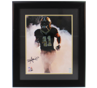 Alvin Kamara Signed Saints Custom Framed Photo (Radtke) at PristineAuction.com