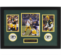 Brett Favre Signed Packers Custom Framed Photo Display (Radtke) at PristineAuction.com