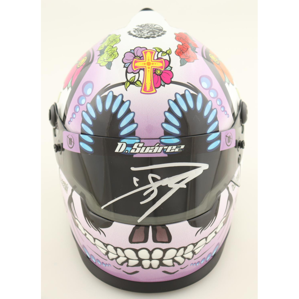 Daniel Suarez Signed NASCAR Mini Helmet (PA) at PristineAuction.com