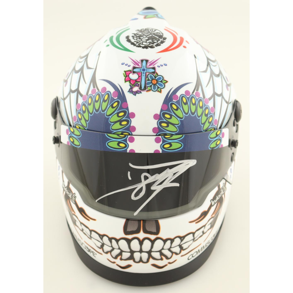 Daniel Suarez Signed NASCAR Mini Helmet (PA) at PristineAuction.com