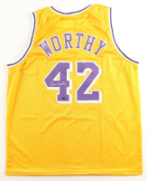 James Worthy Signed Jersey (Schwartz) at PristineAuction.com