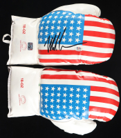 Mike Tyson Signed Pair of (2) Defender USA Boxing Gloves (Tyson & PSA) at PristineAuction.com