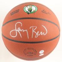 Larry Bird Signed Celtics Logo NBA Basketball (Schwartz & Bird) at PristineAuction.com