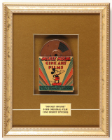 1950 Disney "Mickey Mouse Cine Art Films" Reel Display With 8mm Film With Original Box at PristineAuction.com