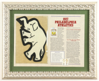 1927 Philadelphia Athletics Custom Framed Uniform Patch Display at PristineAuction.com
