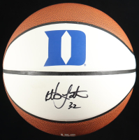 Christian Laettner Signed Duke Logo Basketball (Schwartz) at PristineAuction.com