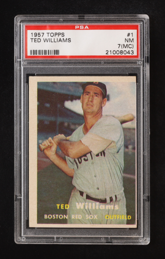 Ted Williams 1957 Topps #1 (PSA 7)