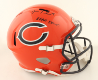 Montez Sweat Signed Bears Full-Size Alternate Speed Helmet Inscribed "Bear Down" (JSA) at PristineAuction.com