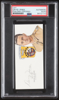 David "Davy" Jones Signed Cut With Portrait Art (PSA) at PristineAuction.com