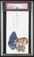 Ralph Parr Signed Cut With Portrait Art (PSA) at PristineAuction.com