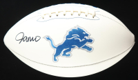 Jameson Williams Signed Lions Logo Football (Beckett) at PristineAuction.com