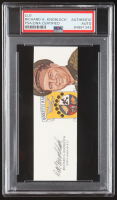 Richard A. Knobloch Signed Cut With Portrait Art (PSA) at PristineAuction.com