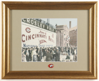 1939 Crosley Field Reds Custom Framed Photo Display at PristineAuction.com