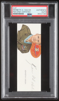 Kenneth Walsh Signed Cut With Portrait Art (PSA) at PristineAuction.com