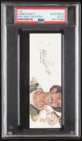 James E. Swett Signed Cut With Portrait Art (PSA) at PristineAuction.com