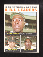 Hank Aaron/Ken Boyer/Bill White 1964 Topps NL R.B.I. Leaders #11 at PristineAuction.com