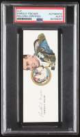 Harold Fischer Signed Cut With Portrait Art (PSA) at PristineAuction.com
