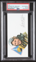 Gordon M. Graham Signed Cut With Portrait Art (PSA) at PristineAuction.com