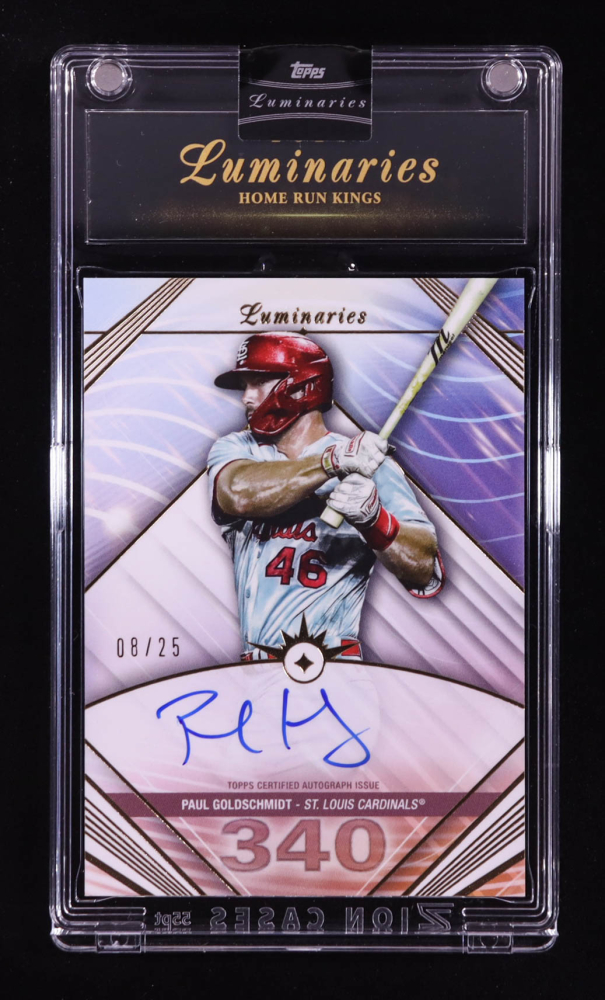 Paul Goldschmidt 2024 Topps Luminaries Home Run Kings Autographs #HRKPG #08/25
