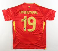 Lamine Yamal Signed Spain Adidas Authentic Jersey (Beckett) at PristineAuction.com