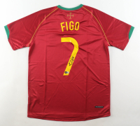 Luis Figo Signed Portugal Nike Authentic Jersey (Beckett) at PristineAuction.com