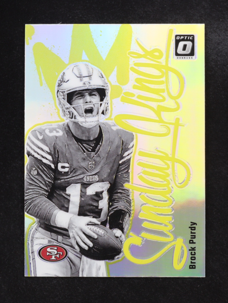 Brock Purdy 2024 Panini Donruss Optic Sunday Kings #19