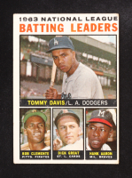 Hank Aaron/Bob Clemente/Tommy Davis/Dick Groat 1964 Topps NL Batting Leaders #7 at PristineAuction.com