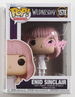 Emma Myers Signed "Wednesday" #1586 Enid Sinclair Funko Pop! Vinyl Figure (PSA) at PristineAuction.com