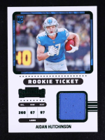 Aidan Hutchinson 2022 Panini Contenders Rookie Ticket Swatches #2 RC at PristineAuction.com