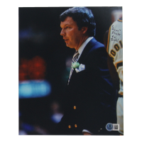 Digger Phelps Signed Notre Dame Fighting Irish 8x10 Photo Inscribed "Go Irish!" (Beckett) at PristineAuction.com