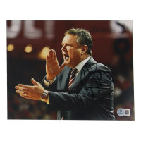 Bill Self Signed Kansas Jayhawks 8x10 Photo (Beckett) at PristineAuction.com