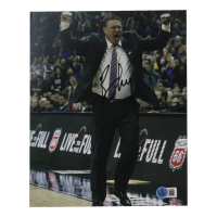 Bill Self Signed Kansas Jayhawks 8x10 Photo (Beckett) at PristineAuction.com