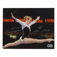 Svetlana Boginskaya Signed 8x10 Photo Inscribed "1988 '92 '96" with Hand-Drawn Olympics Logo (Beckett) at PristineAuction.com
