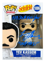 Larry Thomas Signed "Seinfeld" #1086 Yev Kassem Funko Pop! Vinyl Figure Inscribed "Soup Nazi" & "No Soup For You!" (JSA) at PristineAuction.com
