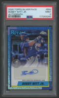 Bobby Witt Jr. 2025 Topps Chrome Silver Pack Autograph #90CABW #8/99 (PSA 9) at PristineAuction.com