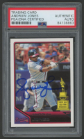 Andruw Jones Signed 2011 Topps Lineage / 1997 #198 (PSA) at PristineAuction.com