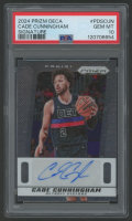 Cade Cunningham 2024 Panini Prizm Deca Signature #PDSCUN (PSA 10) at PristineAuction.com