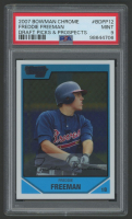 Freddie Freeman 2007 Bowman Chrome Draft Picks & Prospects #BDPP12 RC (PSA 9) at PristineAuction.com