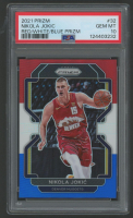 Nikola Jokic 2021 Panini Prizm Red White & Blue #32 (PSA 10) at PristineAuction.com