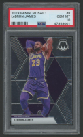 LeBron James 2019 Panini Mosaic #8 (PSA 10) at PristineAuction.com
