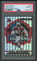 Jerry Rice 2022 Mosaic Mosaic Holofame #9 (PSA 10) at PristineAuction.com
