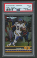 Randy Moss 2022 Clearly Donruss Retro 02 Holo Silver #11 #3/10 (PSA 9) at PristineAuction.com