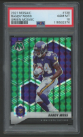 Randy Moss 2021 Mosaic Mosaic Green #130 (PSA 10) at PristineAuction.com