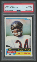 Walter Payton 1981 Topps #400 (PSA 8) at PristineAuction.com
